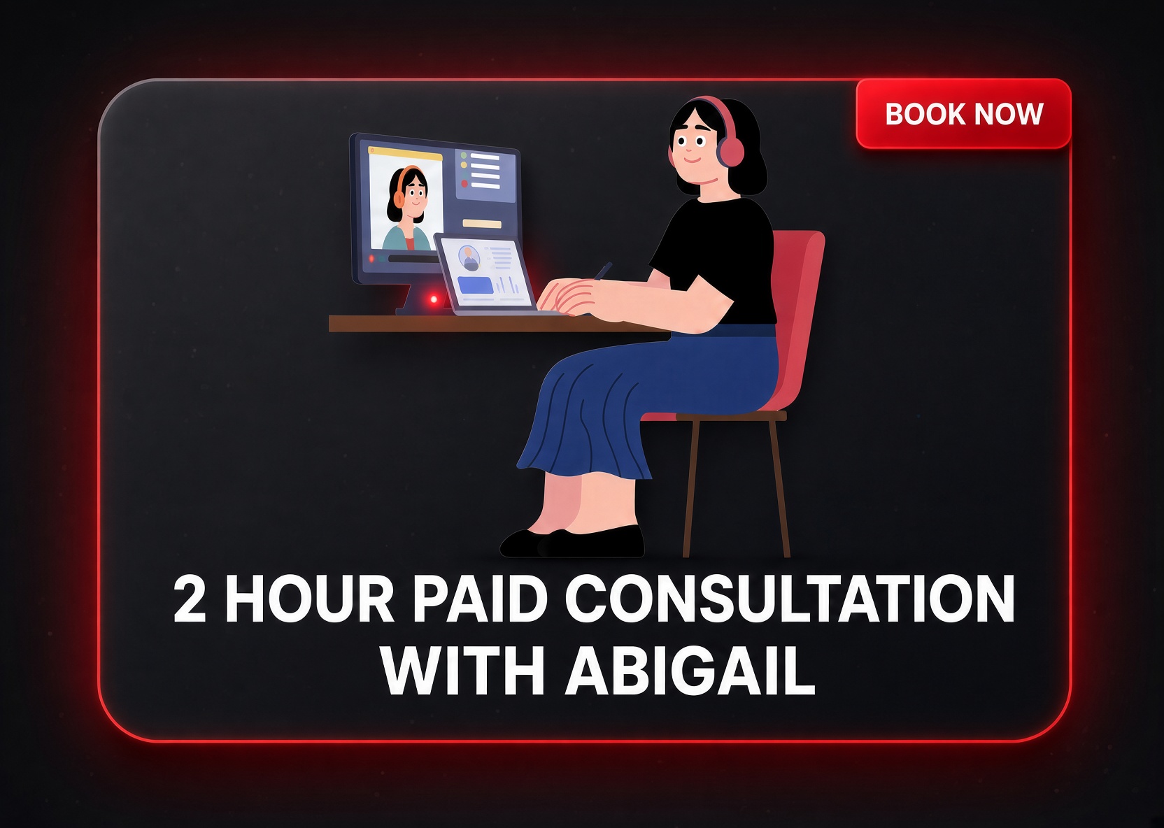 Book a live paid consultation with Abigail Smith